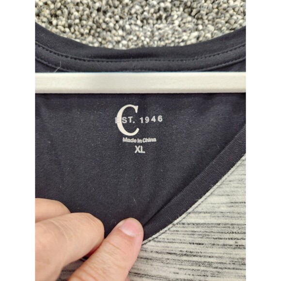 C Est 1946 Gray Black Family Faith Football Xl Blouse 7.6589 - Picture 3 of 6